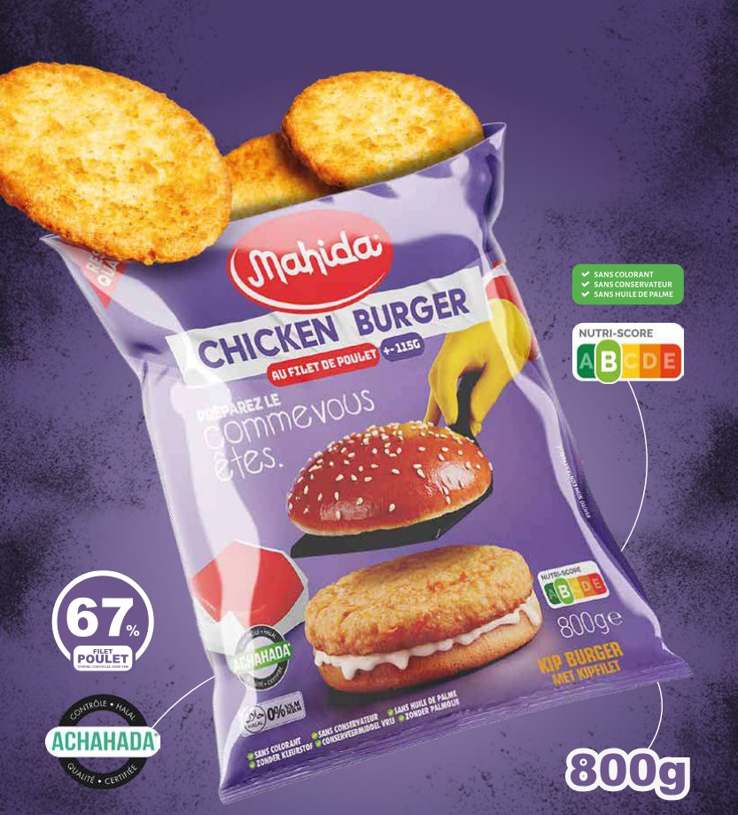 Chicken Burger 800 g